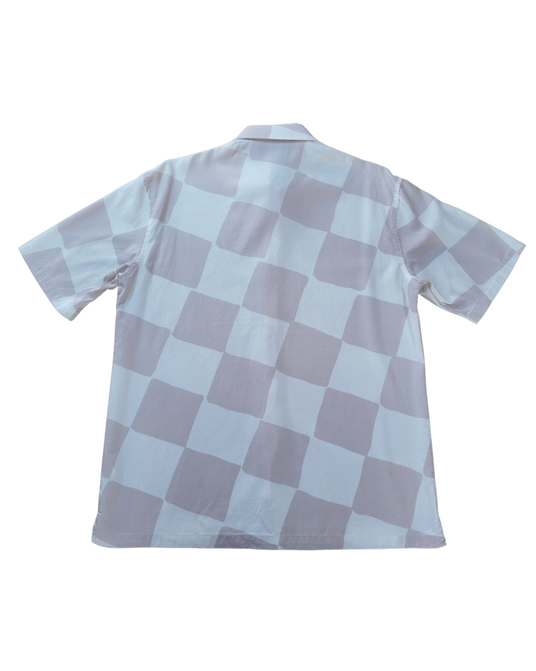 CAMISA CUADROS BLANCOS BERSHKA