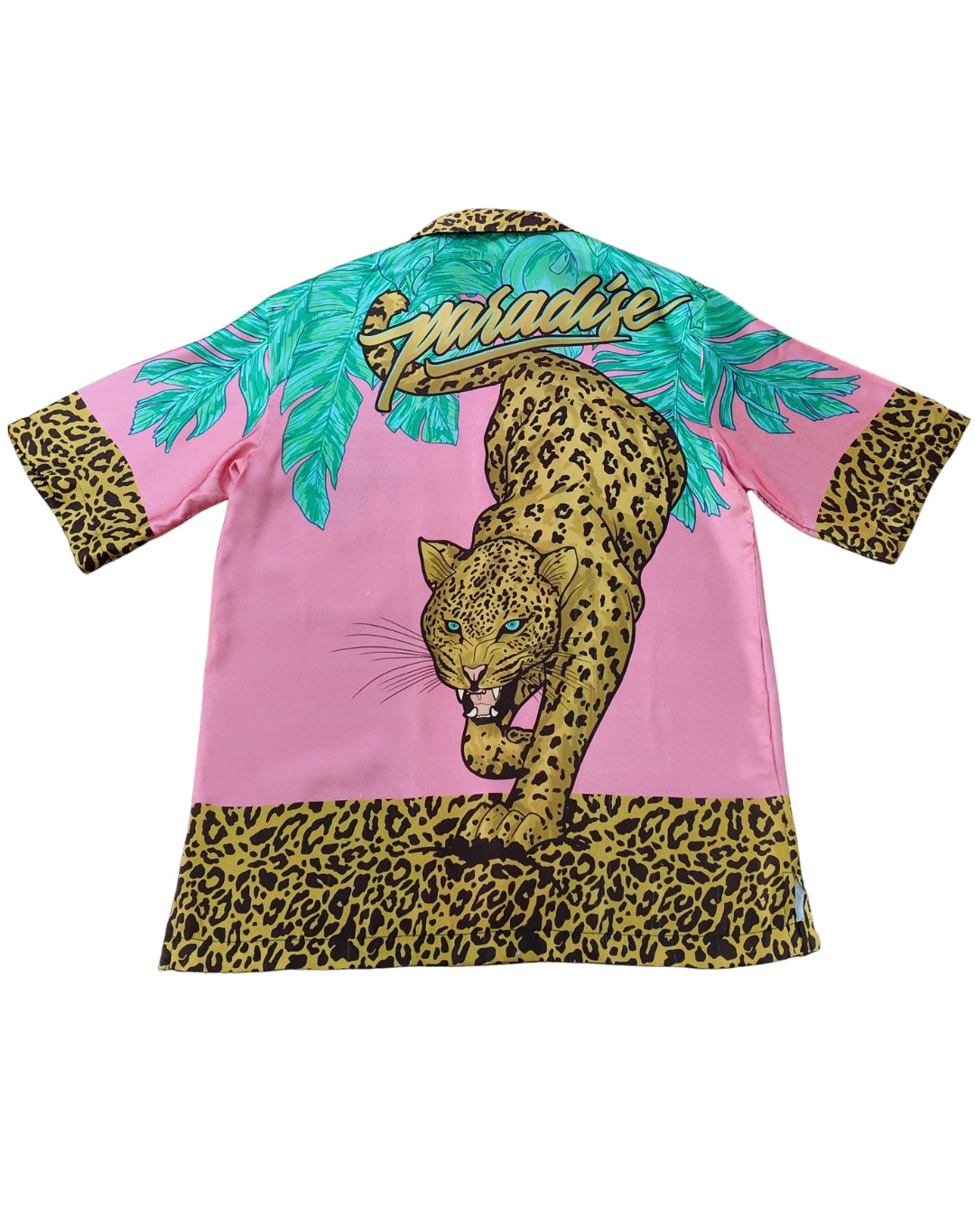 CAMISA OVERSIZE MANGA CORTA LEOPARDO