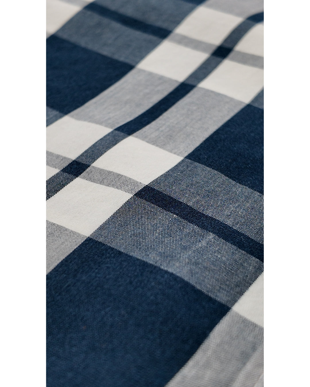 CAMISA MANGA CORTA CUADROS AZUL